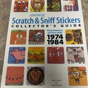 Vintage Scratch & Sniff stickers collector's guide, 1974-1984, like new